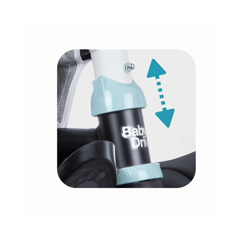 Tricycle Baby Driver Plus - Bleu 