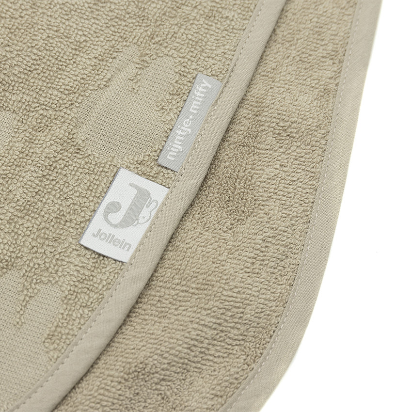 Poncho de bain éponge en jacquard Miffy olive green 