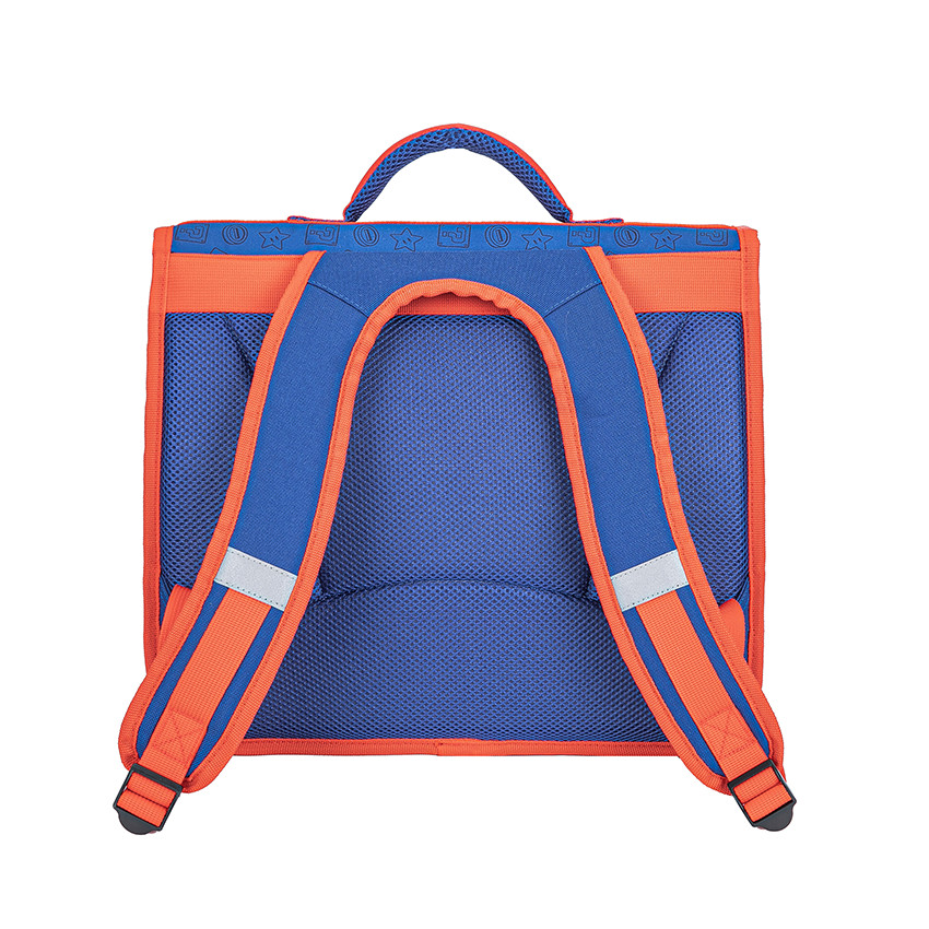 Cartable à 2 compartiments Super Mario bleu 