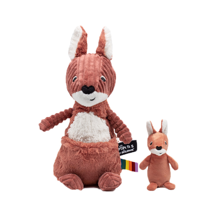 Peluche Ptipotos - Terracotta maman/bébé Main Peluche Ptipotos - Terracotta maman/bébé