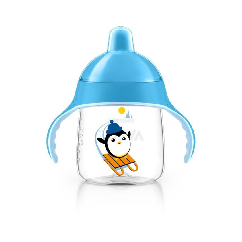 Gobelet anti-fuites 260 ml - Bleu 