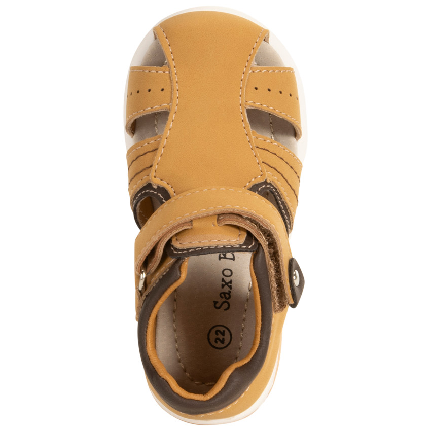 Sandales velcro avec perforations pour bebe garcon SAXO BLUES