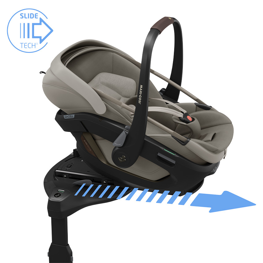 Siège-auto bébé Coral Slide Pro i-Size Sapphire Sand 