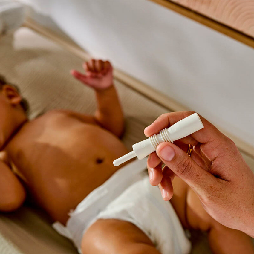 Kit soins bébé basics Blanc/bleu 