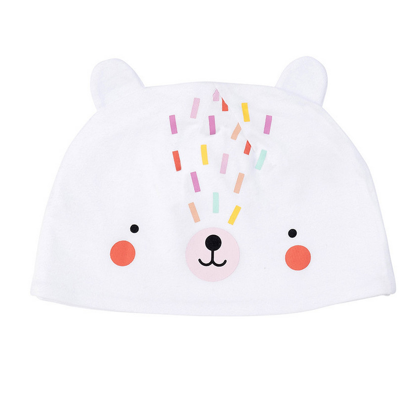 Ensemble dors-bien et bonnet Funfetti en jersey 