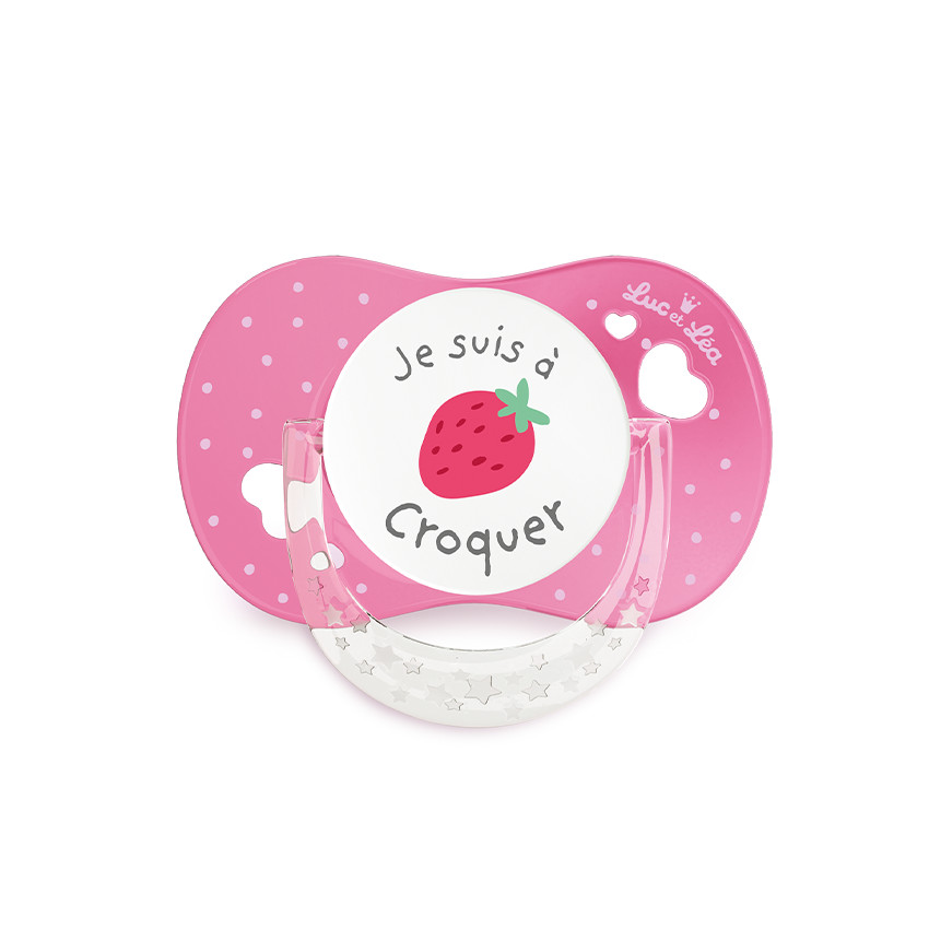 Sucette anatomique avec anneau +18M - Je suis à croquer 