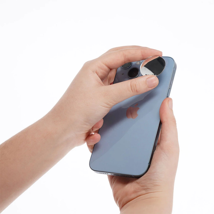 Miroir adhésif de smartphone pour selfies et vlogs 
