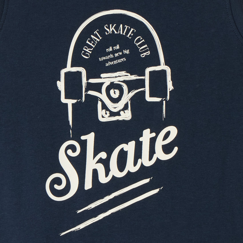 Débardeur en jersey print fantaisie pour garçon 