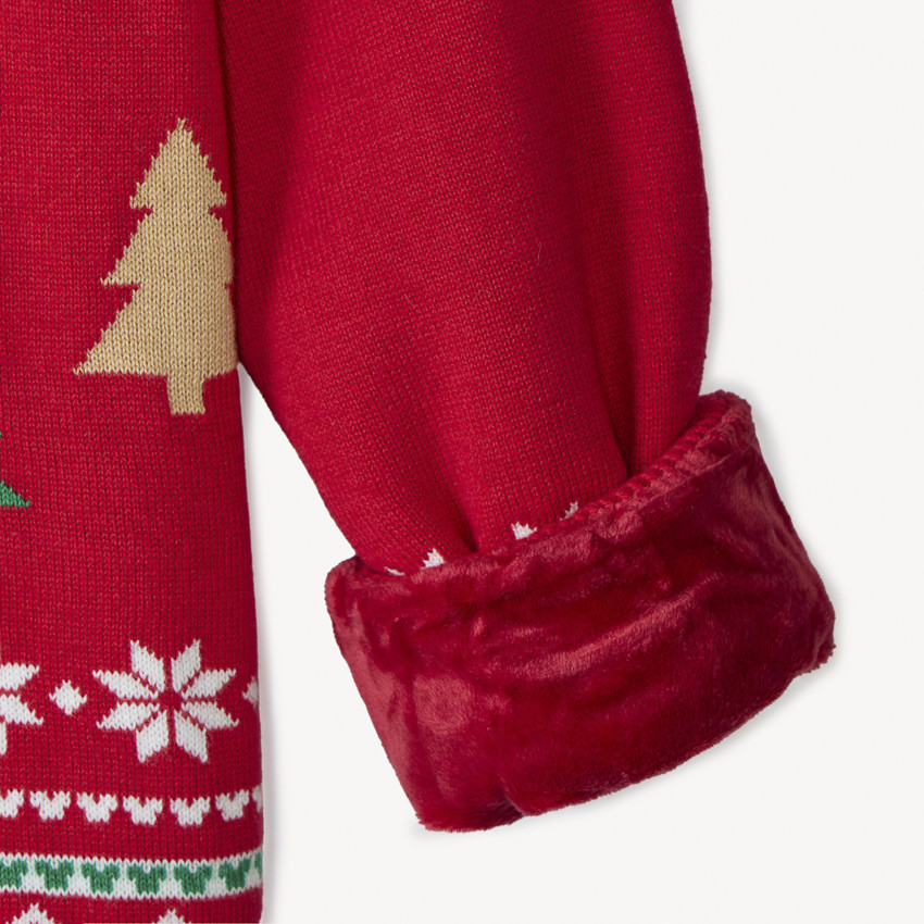 Pull de Noël Mickey Disney en tricot doublé pour garçon 