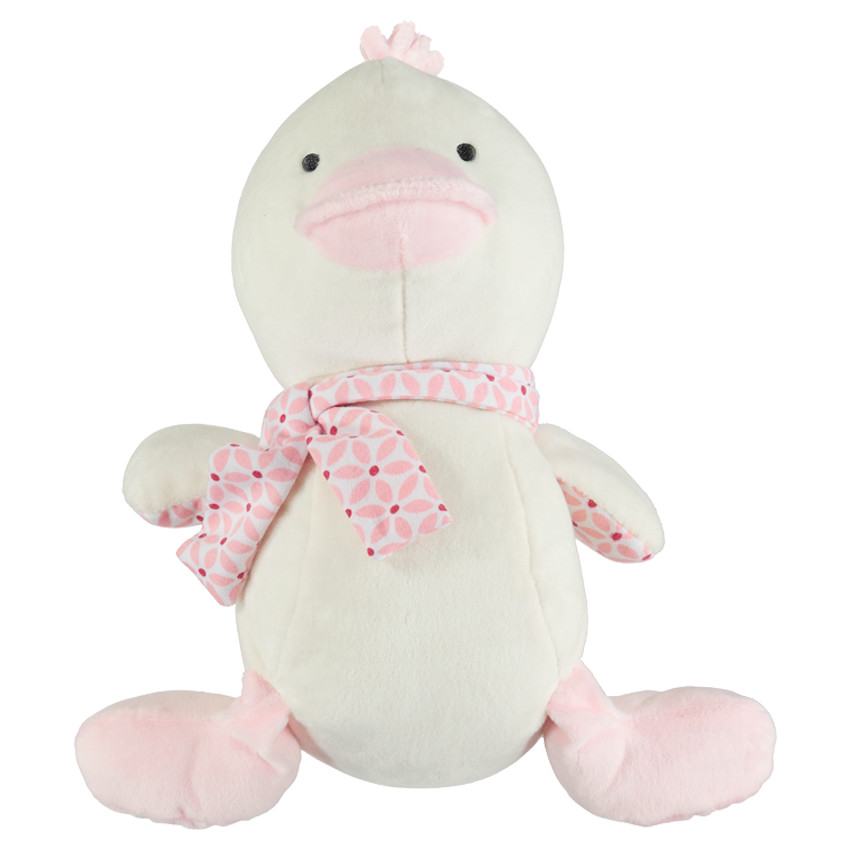 Peluche en velours forme canard 