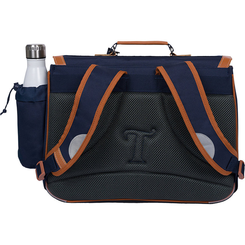 Cartable Camille avec poche pour gourde - bleu 