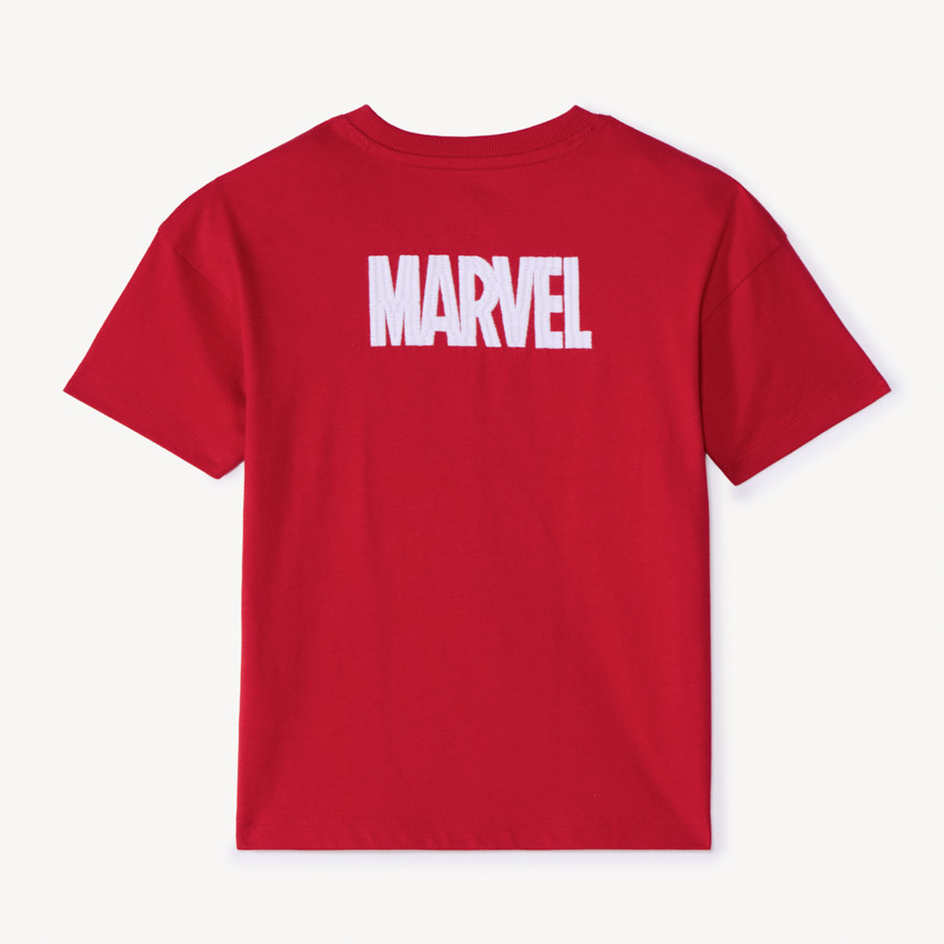 T-shirt manches courtes à sequins magiques Spidey Marvel pour garçon 