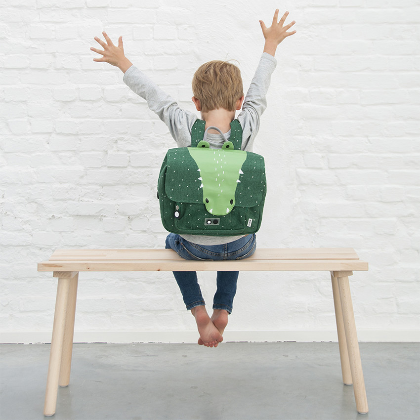 Cartable en coton - Mr. Crocodile 