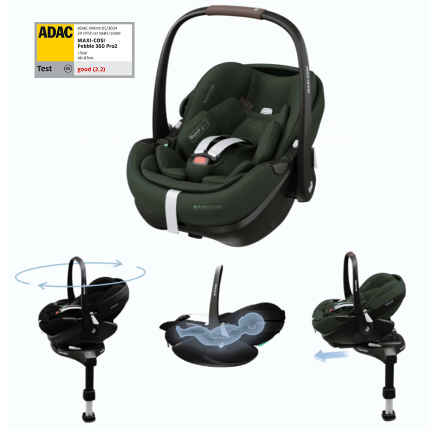 Siège auto Pebble 360 PRO2 Twillic Green 
