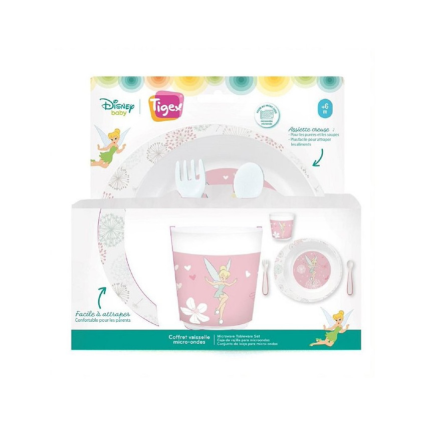 Coffret vaisselle La Fée Clochette 