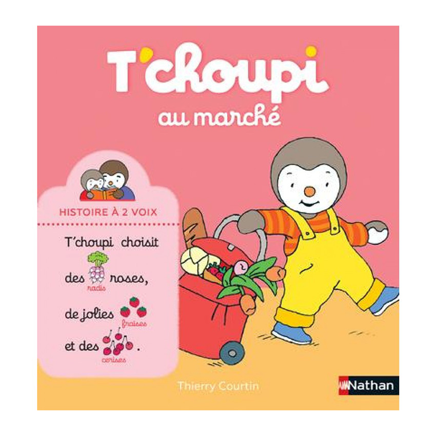 Livre T'Choupi au marché 