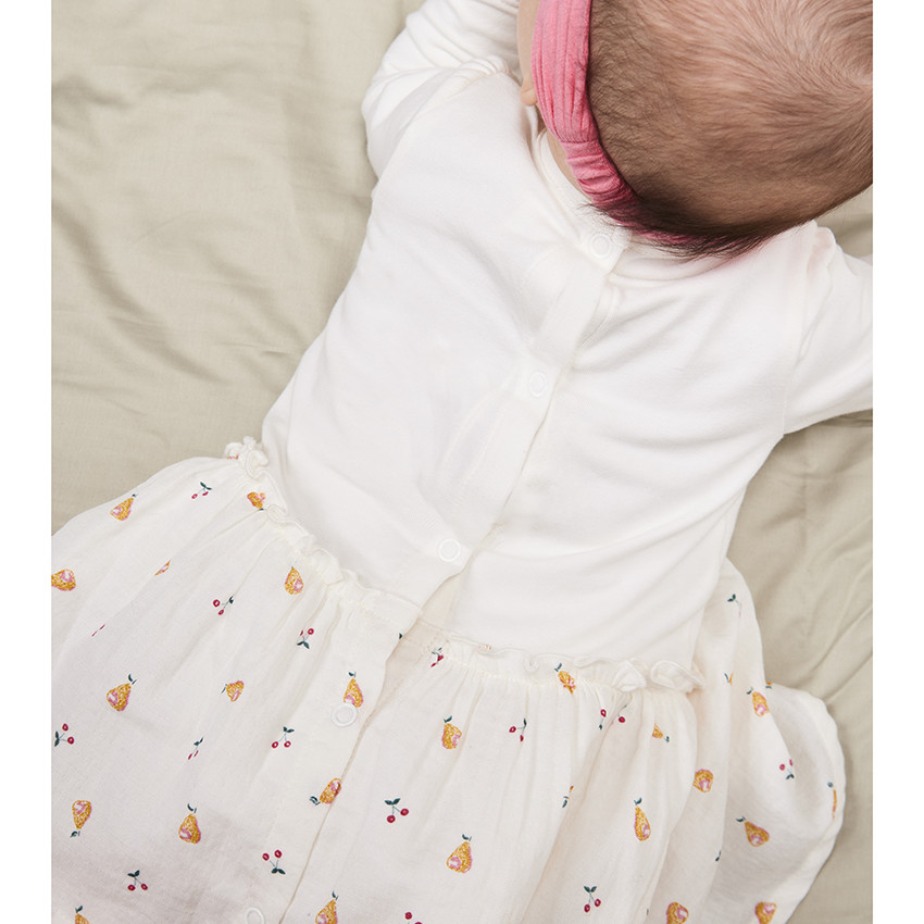 Robe 2 en 1 en jersey pour bébé fille 