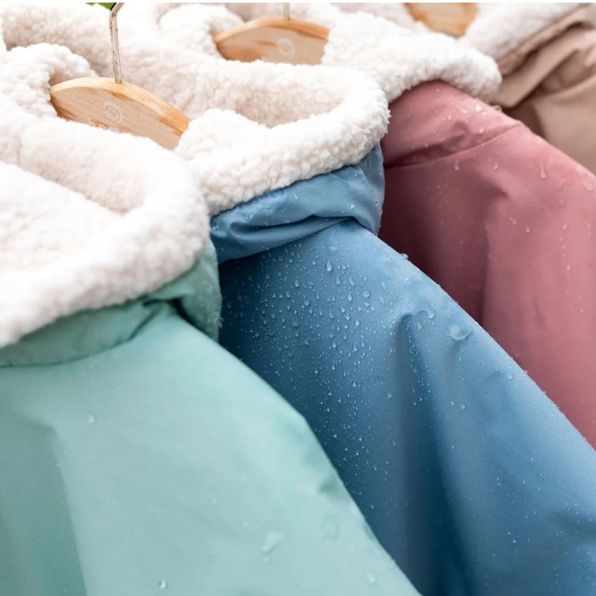 Poncho de voyage - Waterproof + teddy - Horizon - 9/36 m 