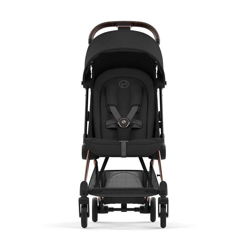 Poussette ultra-compacte Coya rosegold/sepia black - Noir (Cybex) - Image 1