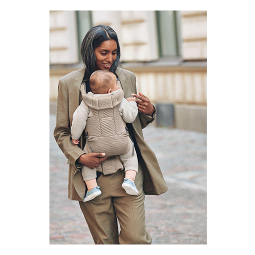 Porte-bébé MOVE 3D Mesh - Gris/Beige 