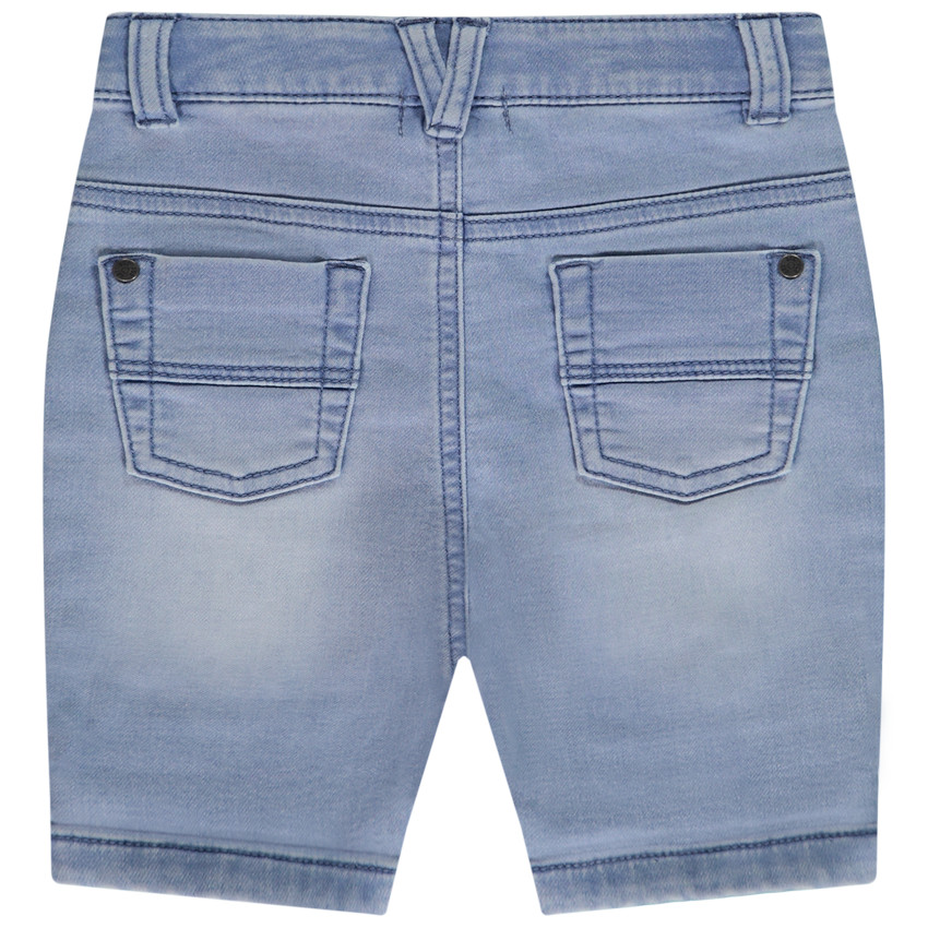 Bermuda effet jean froissé pour bébé garçon 