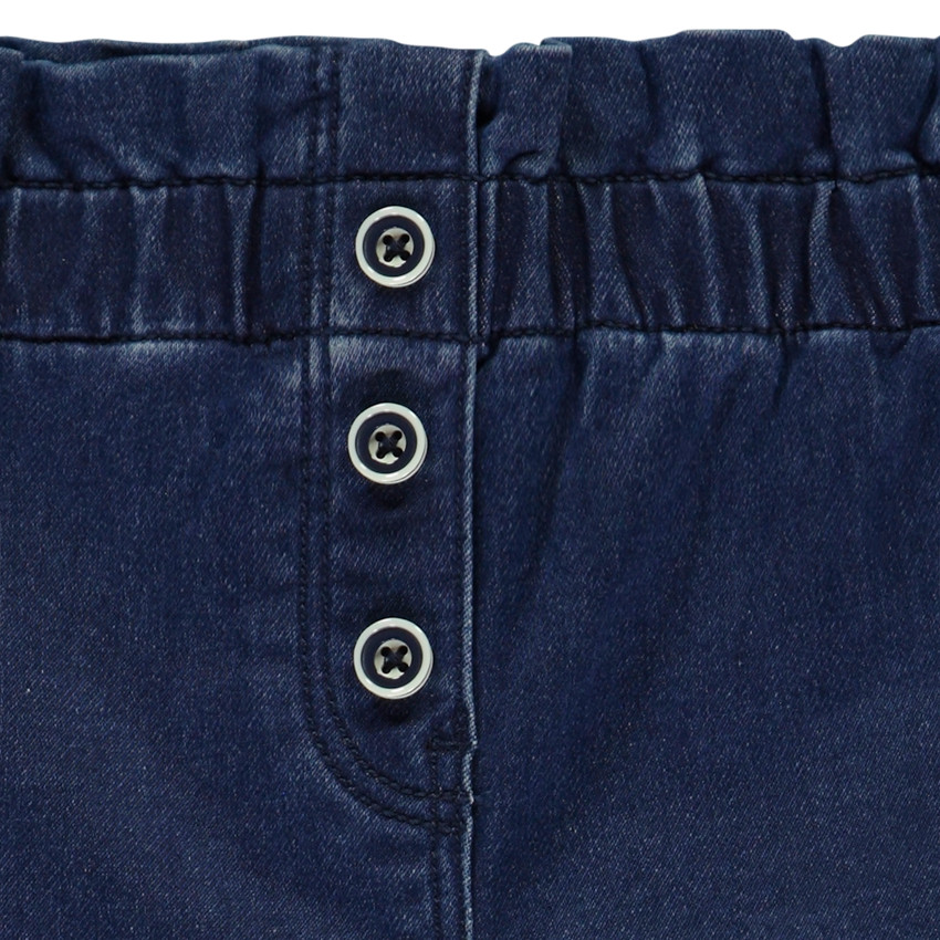 Jean large à taille élastiquée pour bébé fille 