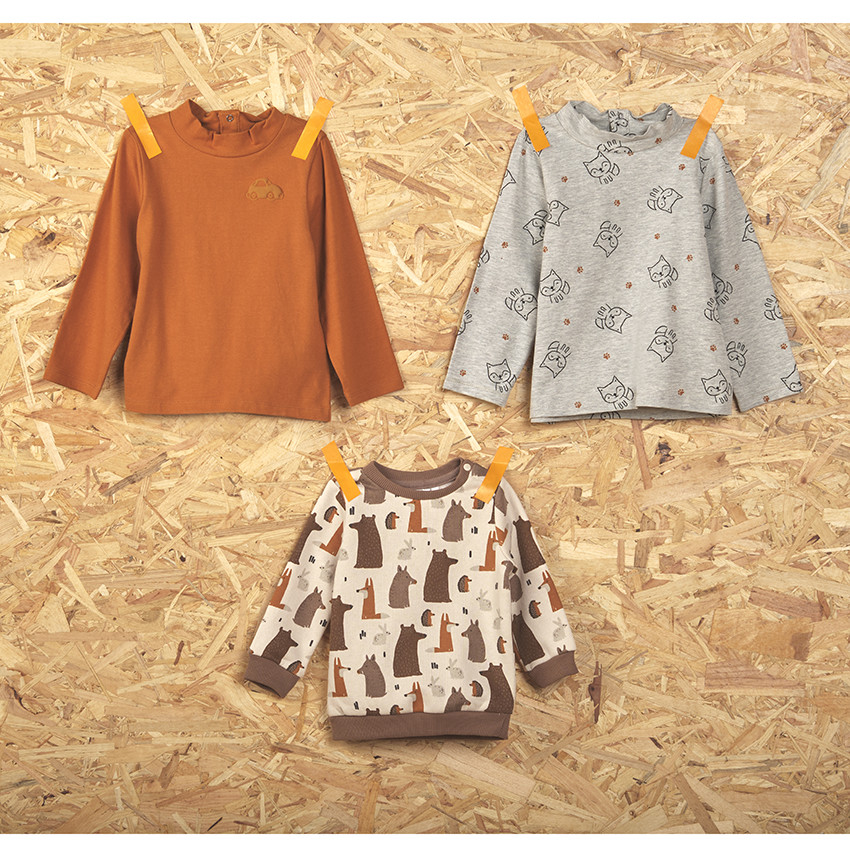 Sweat en molleton à animaux printés pour bébé garçon 
