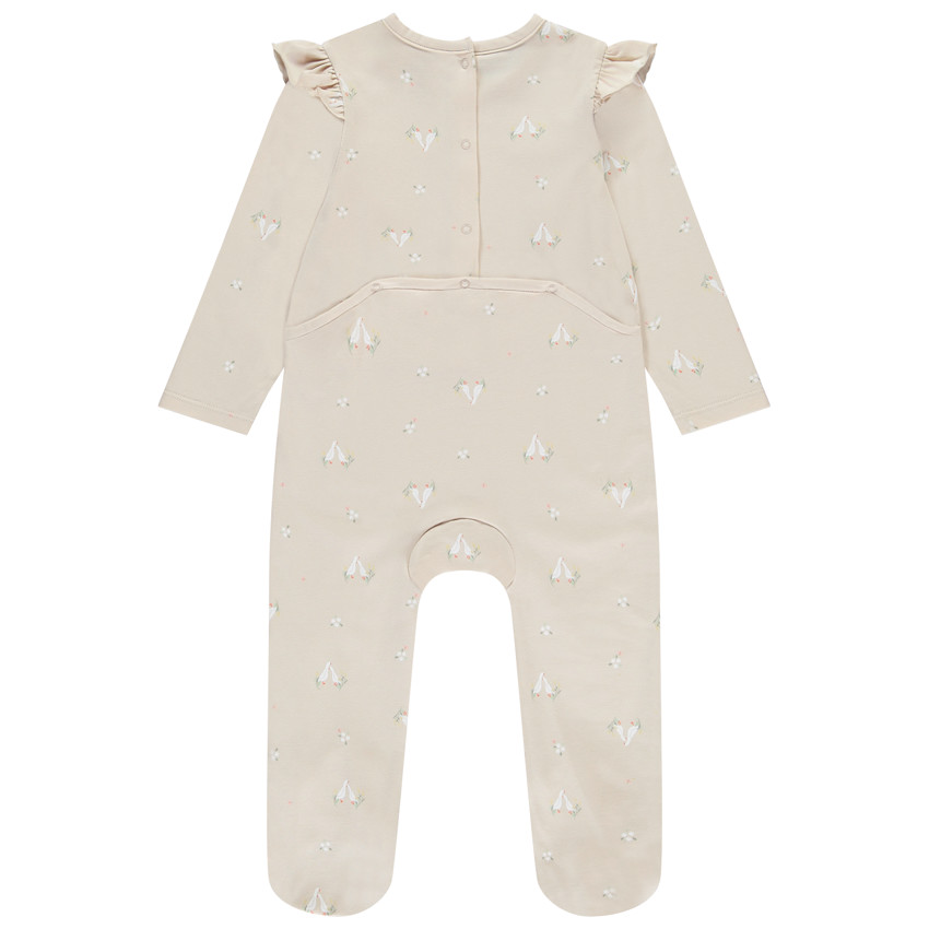 Lot de 2 dors-bien motifs oies pour bébé fille avec ouvertures différentes selon l'âge 