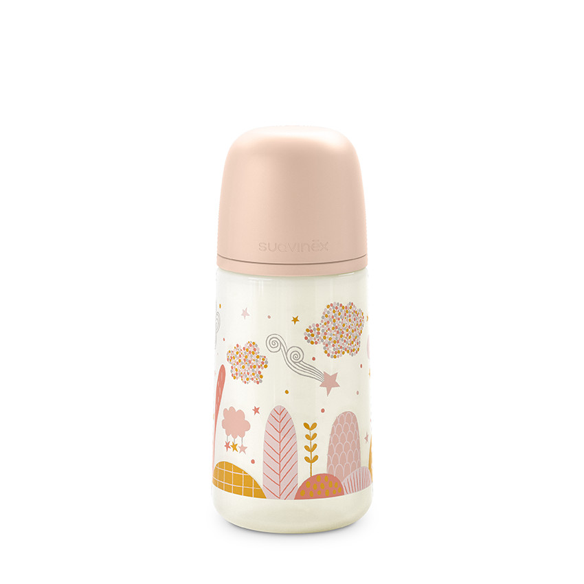 Biberon avec tétine symétrique SX Pro M 270 ml Dreams rose 