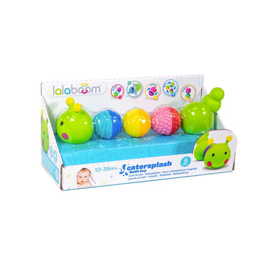 Jeu de bain Chenille et perles éducatives 