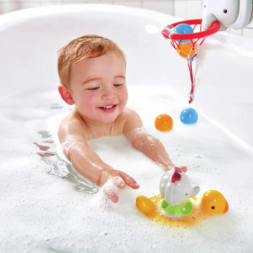 Jouet de bain Éléphant nageur et sa bouée 