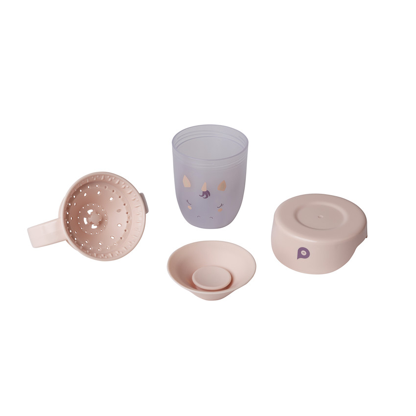 tasse d'apprentissage 360° antifuite Licorne beige - Beige (Prémaman) - Image 3
