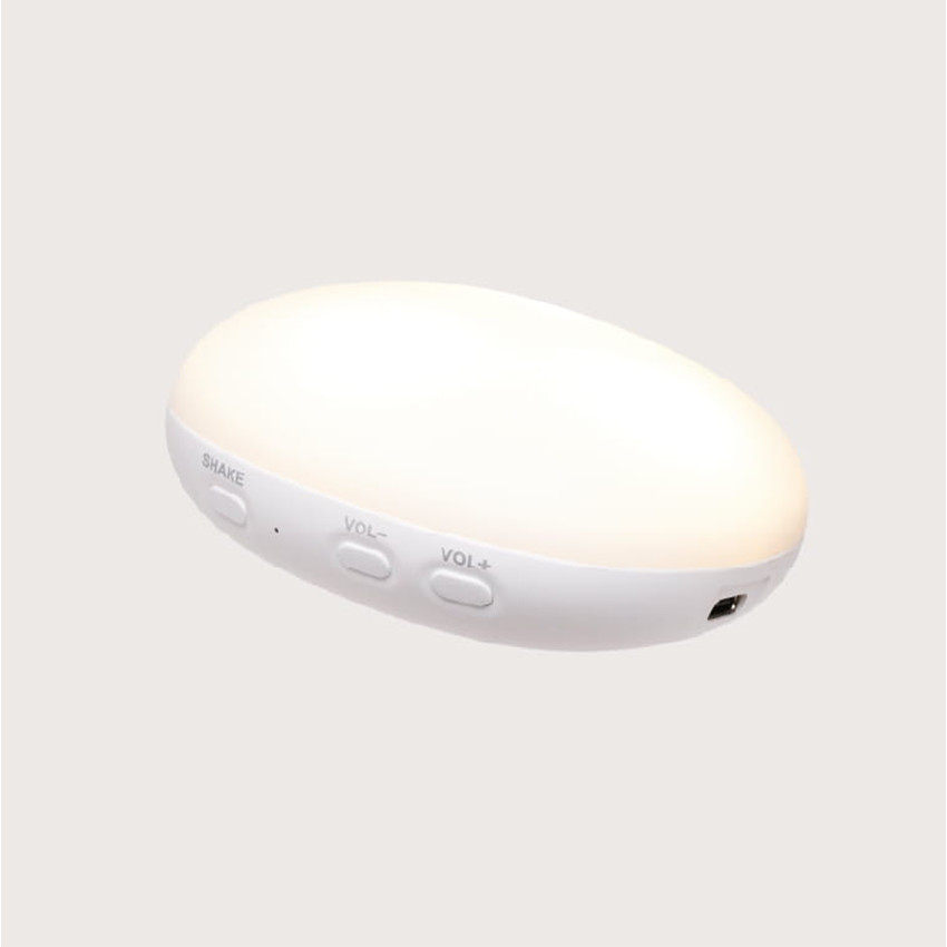 Veilleuse Phoque musicale & sonore The humming Seal 2.0 Bio Blanc Polaire 