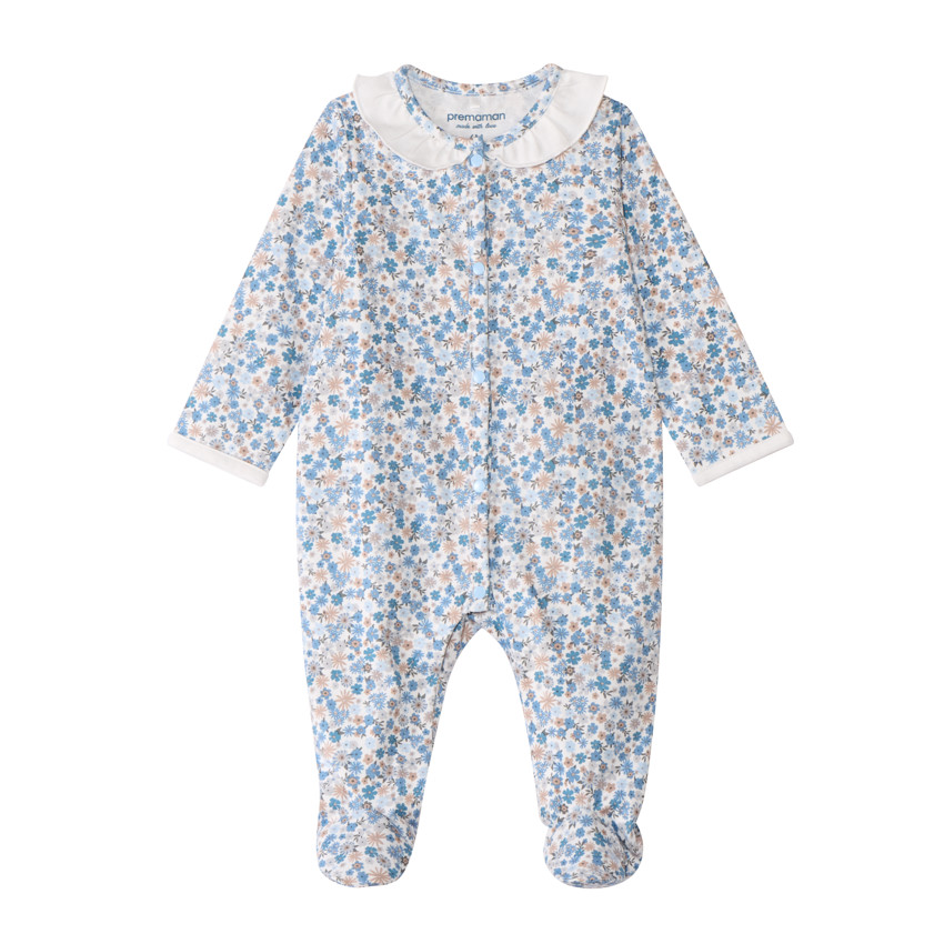 Dors-bien en jersey Tiny Flowers