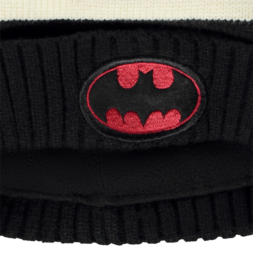 Bonnet avec patch brodé Batman Warner pour garçon 