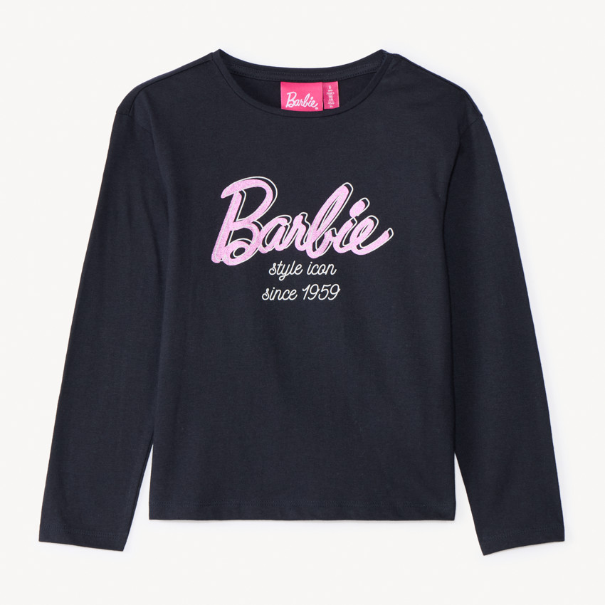 T-shirt manches longues Barbie pour fille 