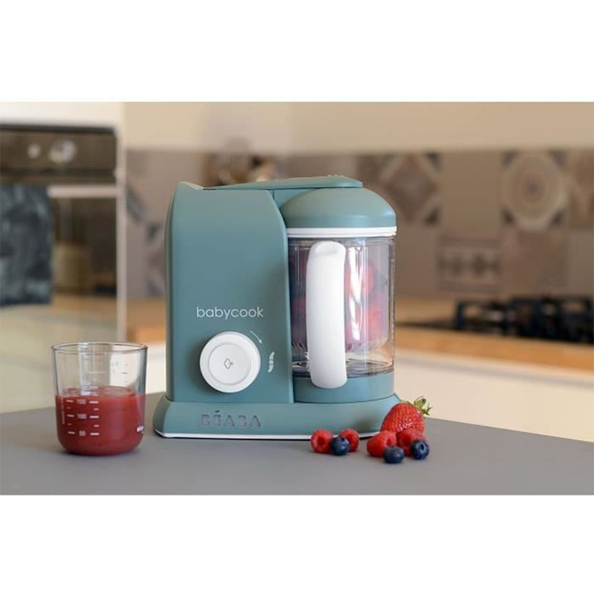 Robot cuiseur 4 en 1 Babycook Solo eucalyptus - Vert (Béaba) - Image 3