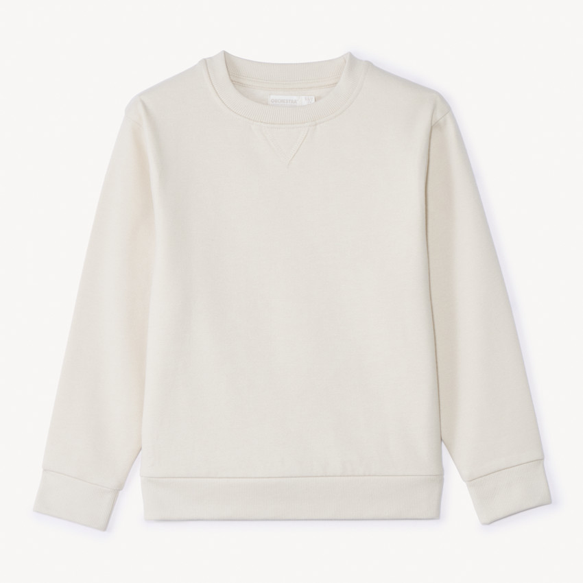 Sweat molleton uni pour garçon 