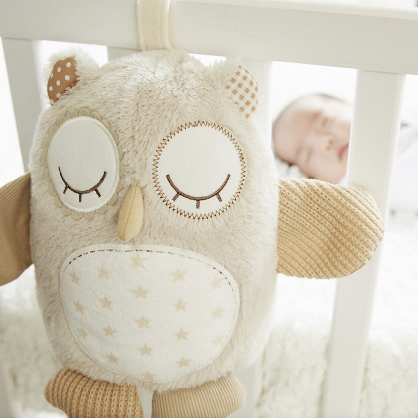 Veilleuse doudou Nighty night hibou - Marron (Cloud B) - Image 2