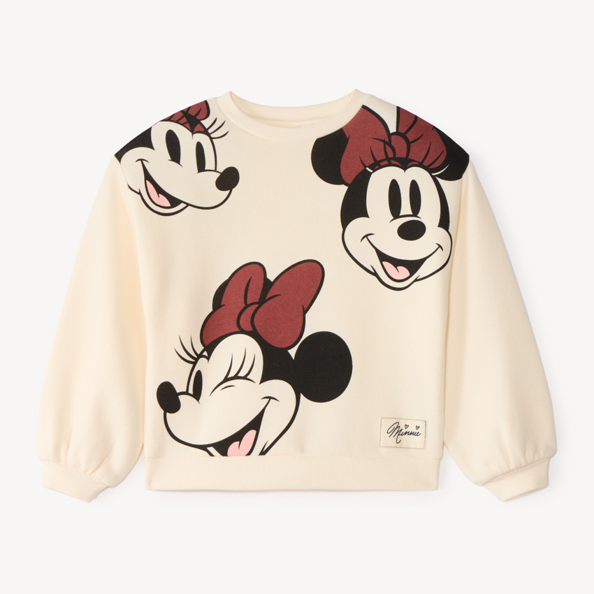Sweat fille imprimé Minnie Disney