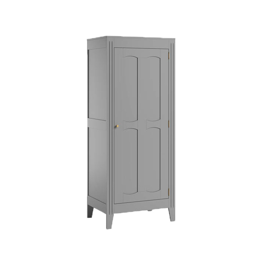 Armoire 1 porte Milenne - Gris clair 