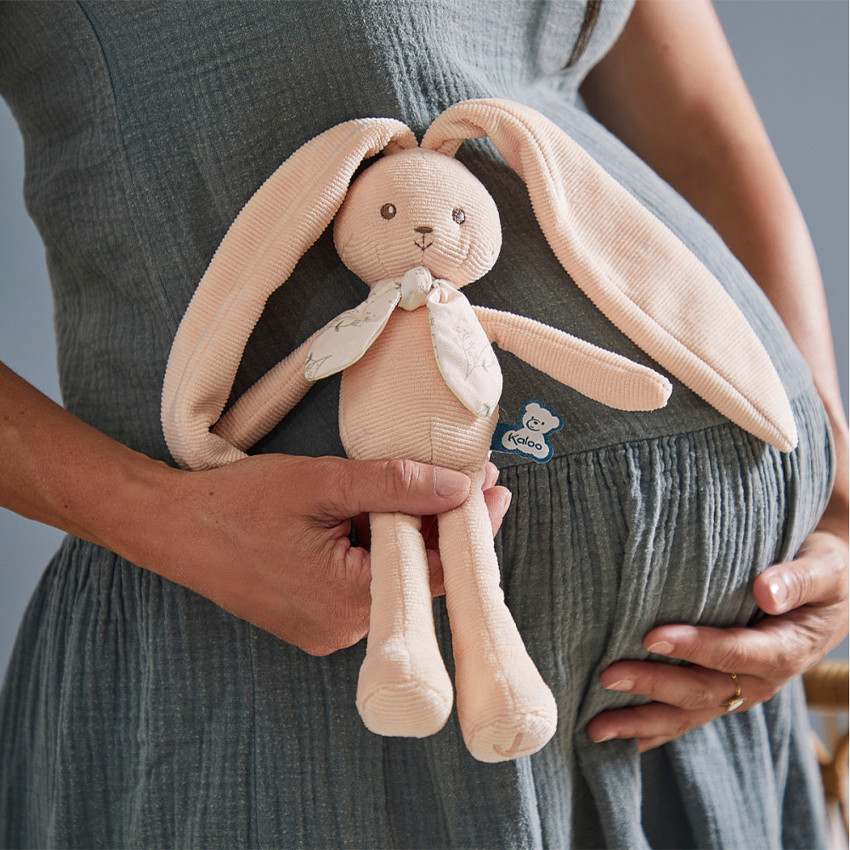 Doudou pantin Lapinoo 25 cm pêche 