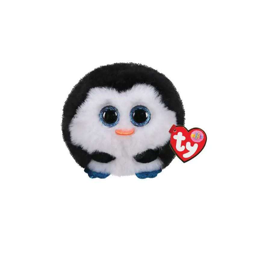 Peluche Puffies - Waddles le Pingouin Main Peluche Puffies - Waddles le Pingouin