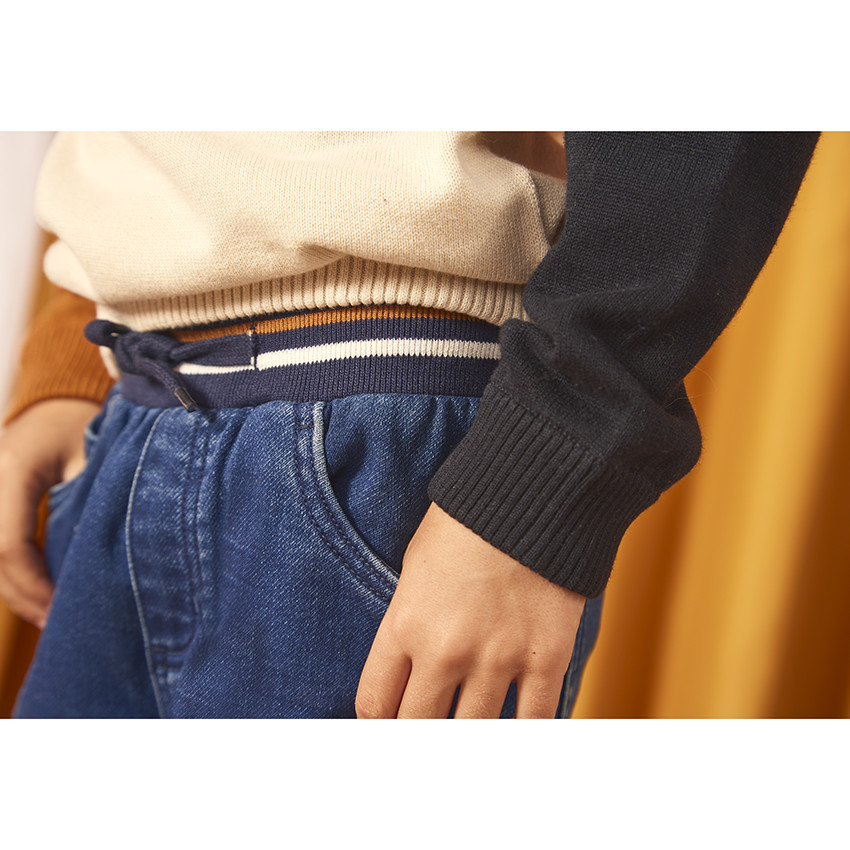 Jean style denim élastiqué pour garçon 
