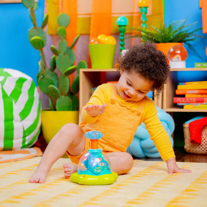 Jouet étoile musicale Press & Glow Spinner 6M+ 