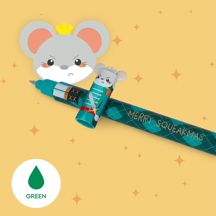 Lot De 3 Stylos Gel Effaçables De Noël Père Noël, Renne Et