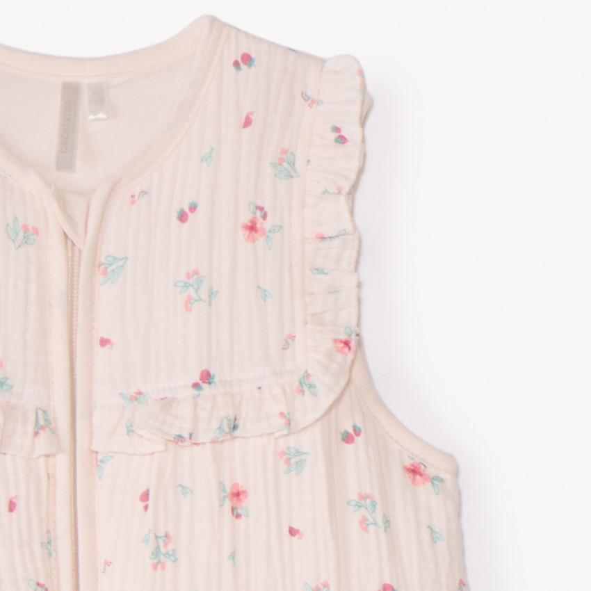 Gigoteuse en gaze TOG 2.5 imprimé fleuri pour bébé fille 