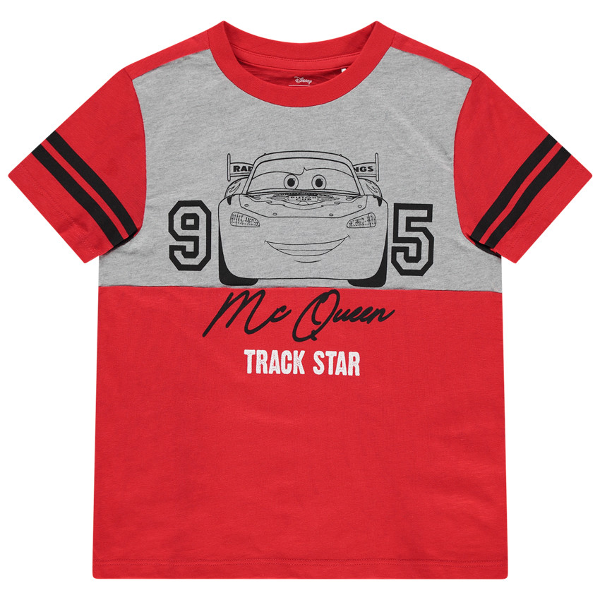 T-shirt manches courtes en coton print Flash Mc Queen 