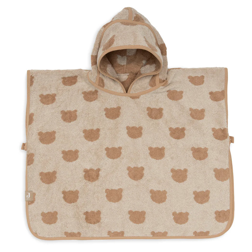 Ponho de bain éponge Jaquard réversible Teddy Bear 