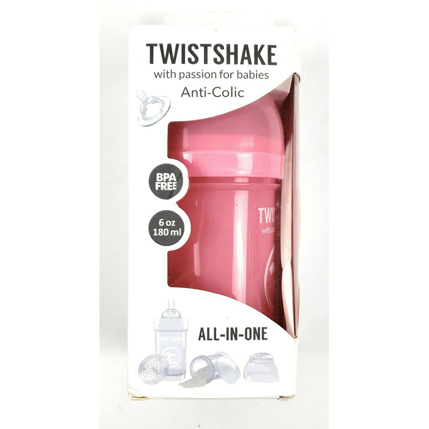 Twistshake Tétine Anti-colique Transparent Taille XL : : Bébé et  Puériculture